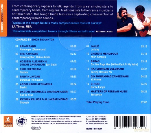 Różni Wykonawcy - Rough Guide: The Rough Guide To The Music Of Iran [CD]