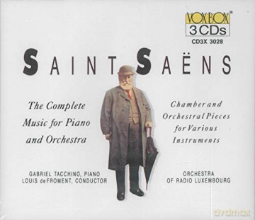 Camille Saint-Saens: Klavierkonzerte Nr.1-5 [3CD]