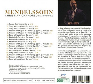 Felix Mendelssohn Bartholdy: Klavierwerke [CD]