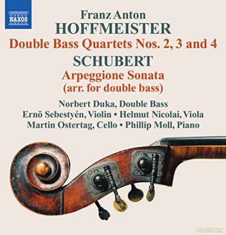 Franz Anton Hoffmeister: Kontrabassquartette Nr.2-4 [CD]