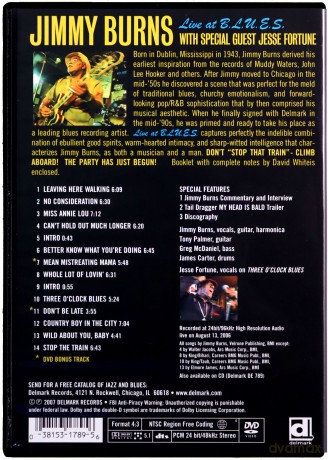 Jimmy Burns: Live at B.L.U.E.S. [DVD]