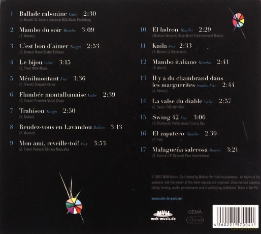 Orchestre Musette Cafe De Paris: Le Bijou [CD]