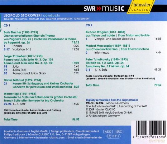 Leopold Stokowski dirigiert [2CD]