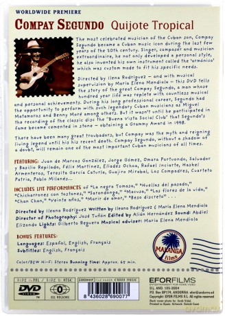 Compay Segundo: Quijote Tropical. Founder of the Buena Vista Social Club [DVD]