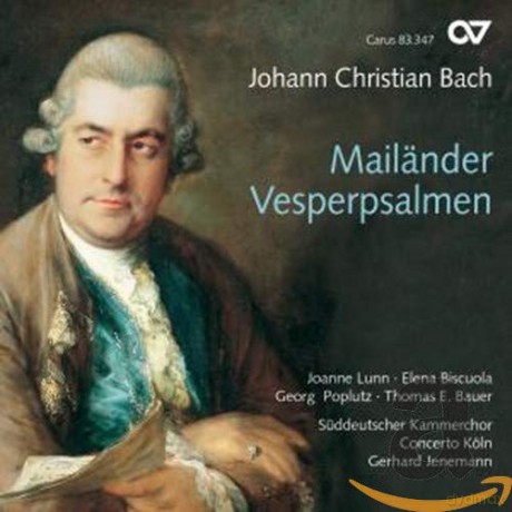 Johann Christian Bach: Mailender Vesperpsalmen [2CD]
