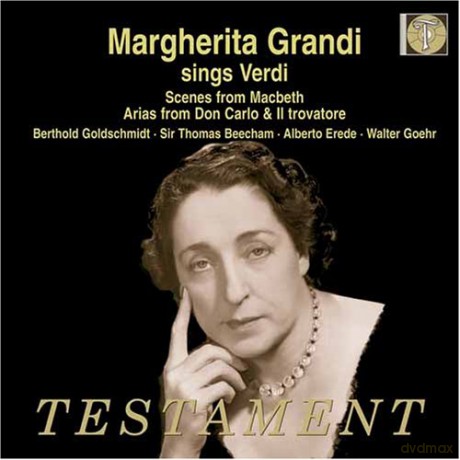 Margherita Grandi singt Verdi [CD]