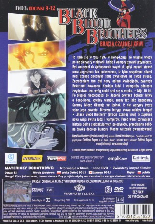 Black Blood Brothers: Bracia Czarnej Krwi 3 (odcinki 9-12) [DVD]