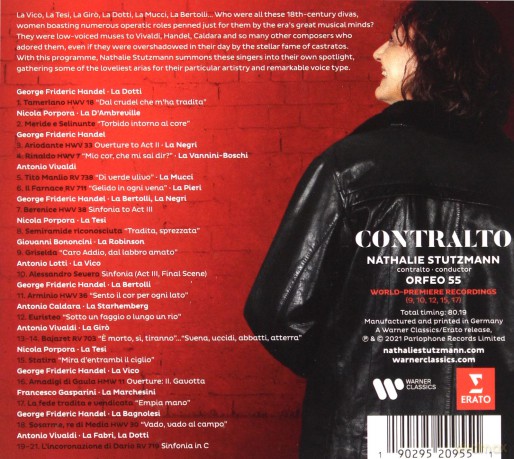 Georg Friedrich Handel: Nathalie Stutzmann-Contralto [CD]