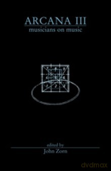 Różni wykonawcy: John Zorn: Arcana III [Książka]