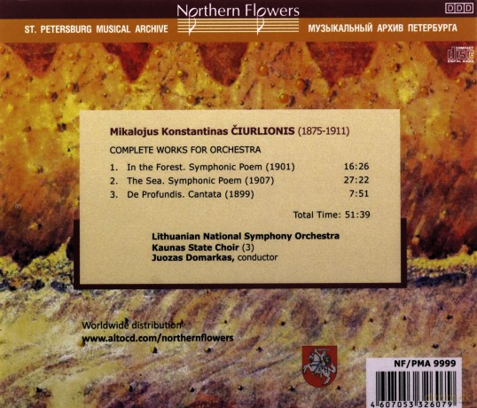 Mikalojus Konstantinas Ciurlionis: Orchesterwerke [CD]