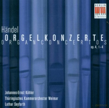 Georg Friedrich Handel: Orgelkonzerte Nr.1-4 (op.4 Nr.1-4) [CD]