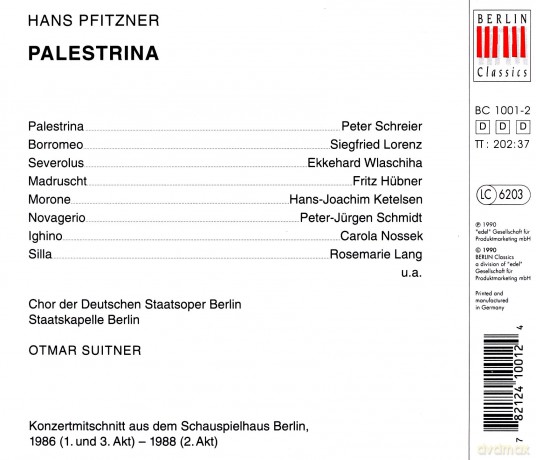 Hans Pfitzner: Palestrina [3CD]
