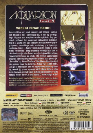 Aquarion 5 odcinki 21-26 [DVD]