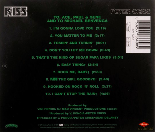 Peter Criss: Peter Criss (German Version) [CD]