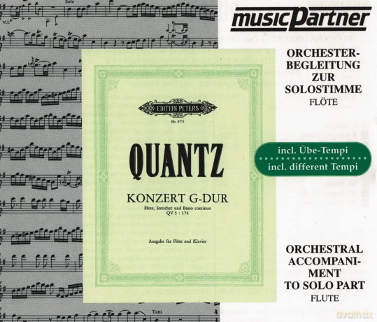 Quantz:Flotenkonzert in G QV 5:174 [CD]