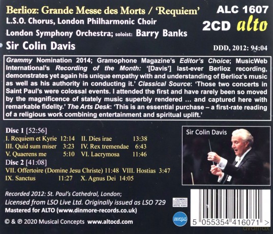 Hector Berlioz: Requiem [CD]