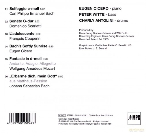 Eugen Cicero: Rokoko Jazz [CD]