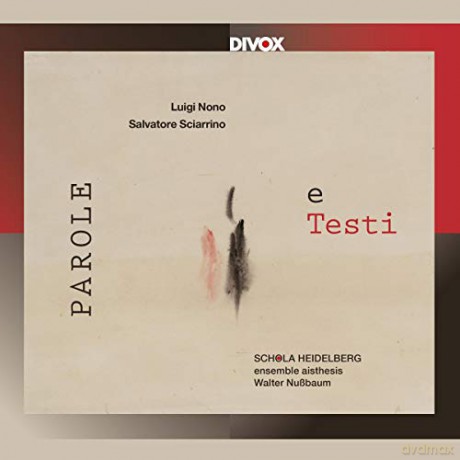 Salvatore Sciarrino: Schola Heidelberg-Parole e Testi [CD]