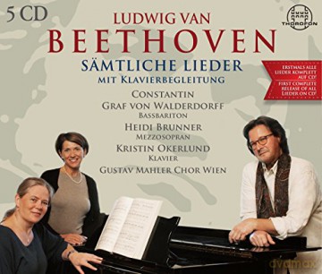 Ludwig van Beethoven: Semtliche Lieder mit Klavierbegleitung [5CD]