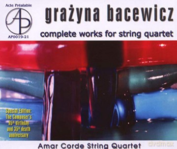 Grazyna Bacewicz: Semtliche Streichquartette vol. 1 [CD]