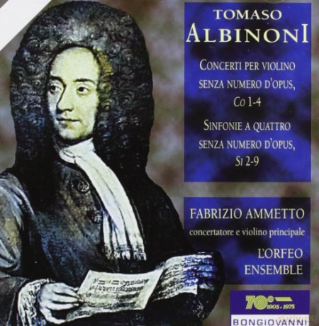 Tomaso Albinoni: Sinfonie a quattro WoO 2-9 [CD]