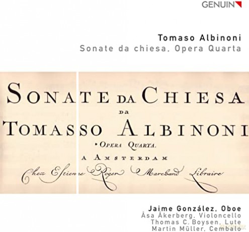 Tomaso Albinoni: Sonate da chiesa op.4 Nr.1-6 [CD]
