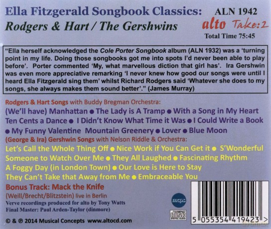 Ella Fitzgerald: Songbook Classics [CD]