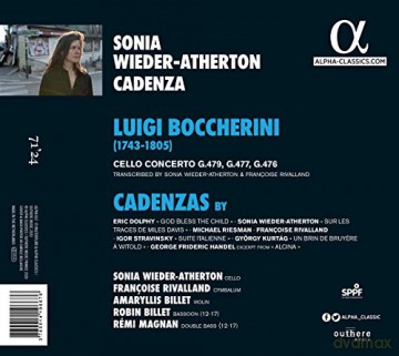 Luigi Boccherini: Sonia Wieder-Atherton-Cadenza [CD]
