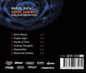 Marcel Bach: Sonic Waves (Solo Drum Compositions) [CD]