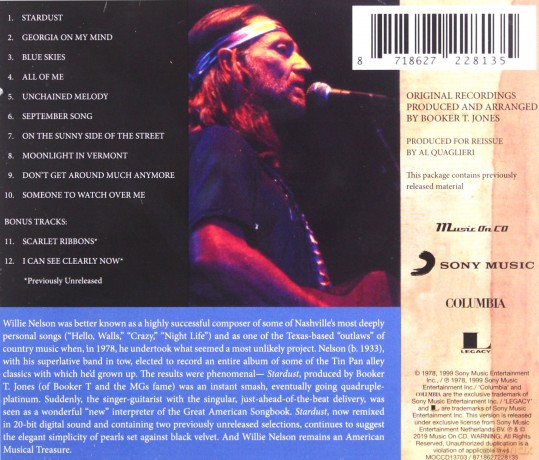 Willie Nelson: Stardust [CD]