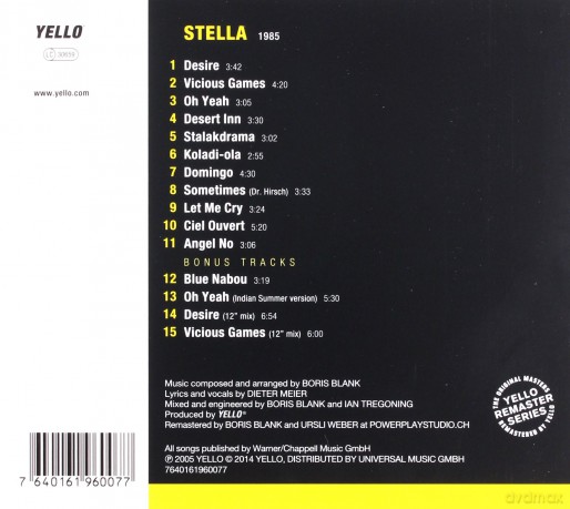 Yello: Stella (Remastered 2005) [CD]