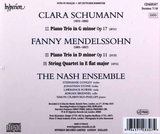 Fanny Mendelssohn-Hensel: Streichquartett Es-Dur [CD]