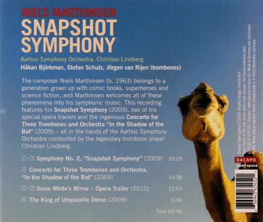 Niels Marthinsen: Symphonie Nr.2 Snapshot Symphony [CD]