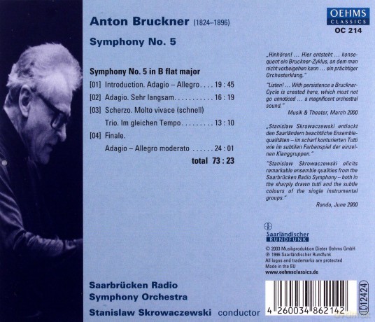 Anton Bruckner: Symphonie Nr.5 [CD]