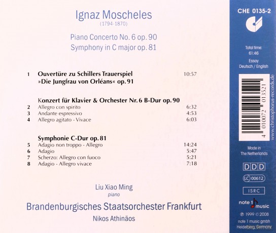 Ignaz Moscheles: Symphonie op.81 [CD]