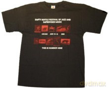 Koszulka z nadrukiem - rozmiar - L: Empty Bottle Festival of Jazz and Improvised Music - Chicago 2005 [T-Shirt]