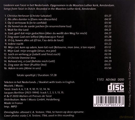 Taize-Adem In Ons [CD]