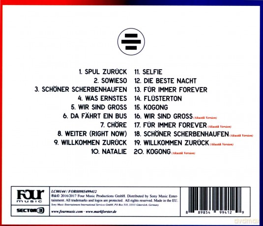 Mark Forster: Tape (Kogong Version) [CD]
