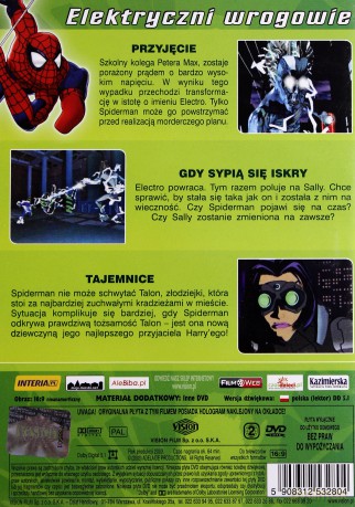 Spiderman - Elektryczni wrogowie [DVD]