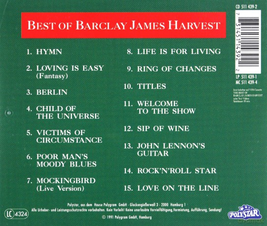 Barclay James Harvest: The Best Of BJH [CD]