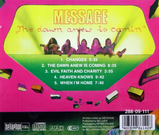 Message: The Dawn Anew Is Coming [CD]