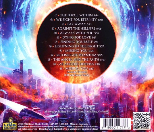 Cristiano Filippini's Flames Of Heaven: The Force Within [CD]