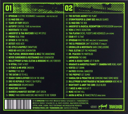 Thunderdome 2020-High Voltage [2CD]