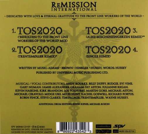 ReMission International: TOS2020 [CD]
