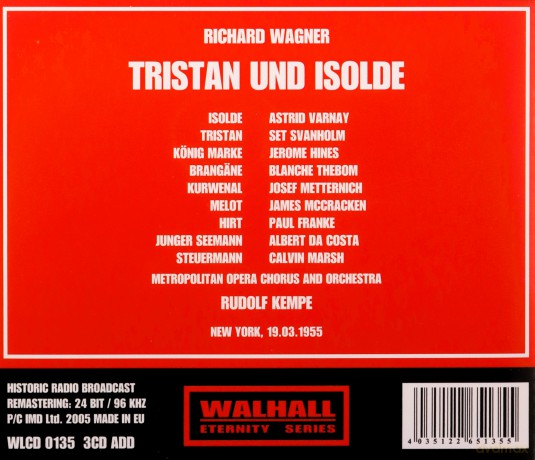 Richard Wagner: Tristan und Isolde [CD]