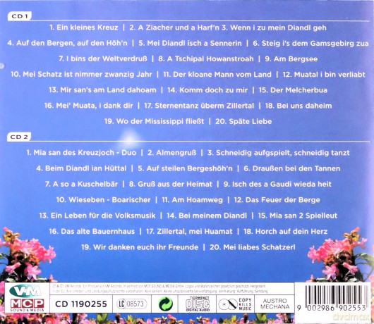 Kreuzjoch Duo: Unsere schonsten Lieder [2CD]