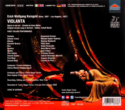 Erich Wolfgang Korngold: Violanta [CD]