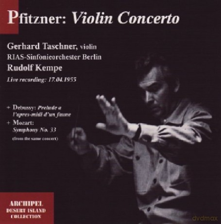 Hans Pfitzner: Violinkonzert h-moll op.34 [CD]