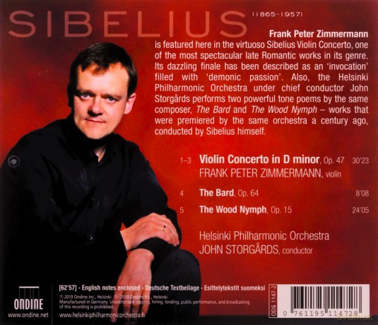 Jean Sibelius: Violinkonzert op.47 [CD]