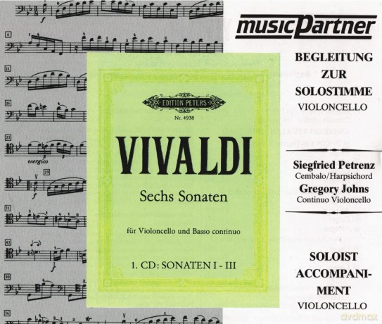 Vivaldi:Cellosonaten RV 40,41,43 [CD]